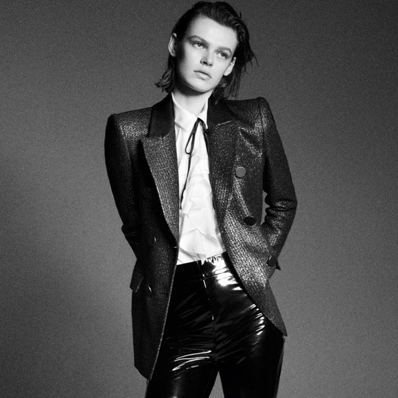 zara combination textured blazer